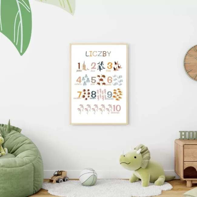 Plakat liczby od 1-10 - obrazek 2