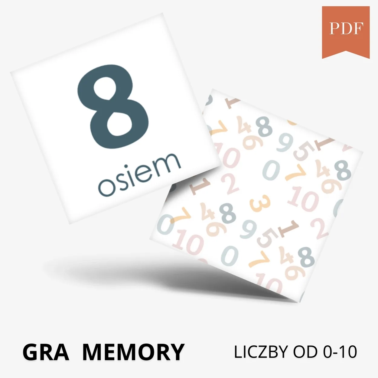 gra Memory Liczby od 0 do 10