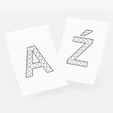 alfabet polski do wydruku dla dzieci PDF
