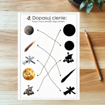 Cienie kosmos do druku