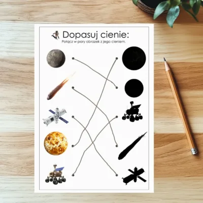 Cienie kosmos do druku