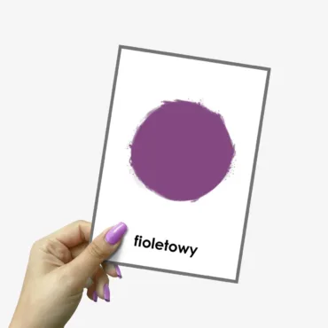 Edukacyjne plansze do nauki kolorów do wydruku