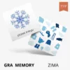 Gra w Memo zima do druku pdf