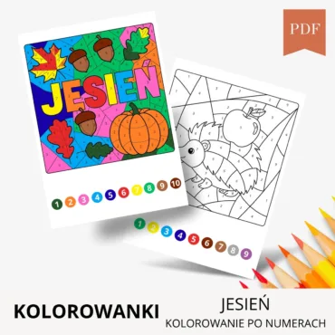 Jesienne kolorowanki do druku