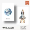 Kosmos do wyklejania plasteliną, bibułą i farbami