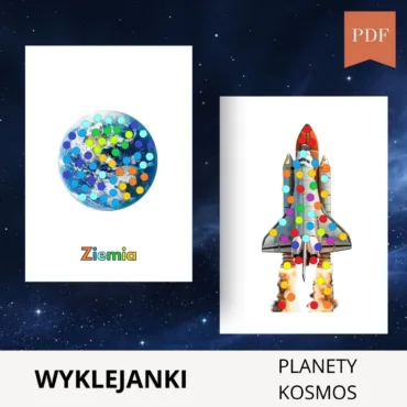 Kosmos i Planety wyklejanki do durku
