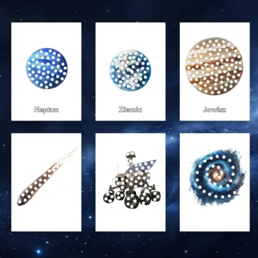 Planety wyklejanki do druku