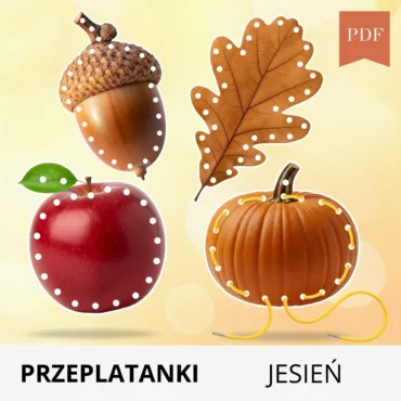 Przeplatanki i nawlekanki – jesienne wzory
