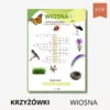 Wiosenna krzyżówka dla dzieci do druku