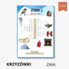 Zimowa krzyżówka dla dzieci do druku
