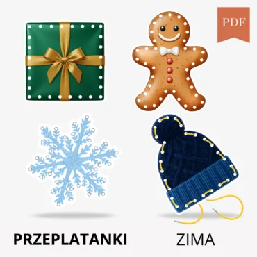 Zimowe przeplatanki z papieru