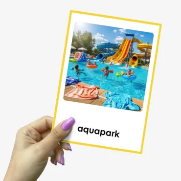 aquapark dla dzieci karta obrazkowa
