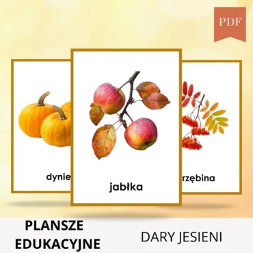 dary jesieni ilustracje do druku