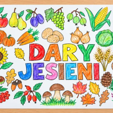 dary jesieni kolorowanki jesień