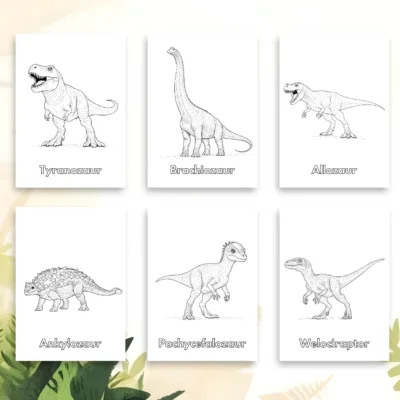 dinozaur kolorowanka dla dzieci do wydruku