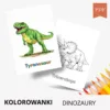 dinozaury kolorowanki do druku