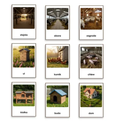 domy zwierząt na wsi