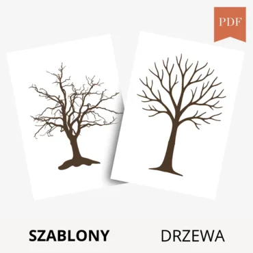 drzewo bez liści szablon do druku