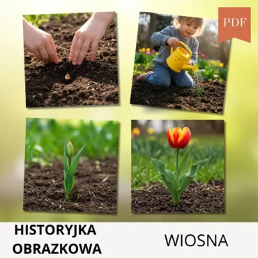 historyjka obrazkowa wiosna pdf do druku