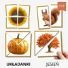 jesienne puzzle do druku