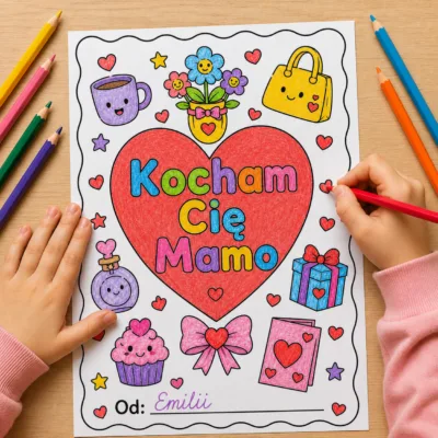 kolorowanki na dzień mamy i taty do wydrukowania