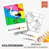 kolorowanki wiosna do druku