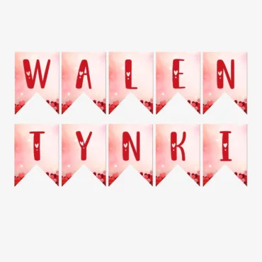 napis walentynki