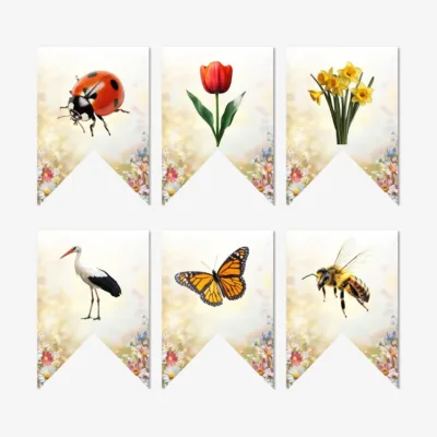 ozdobny napis wiosna