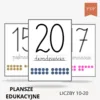 plansze edukacyjne liczby do 20 do wydruku