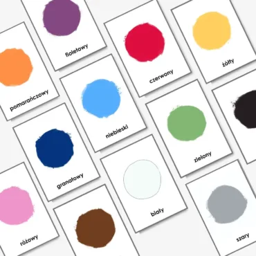 plansze kolory przedszkole PDF