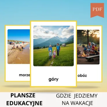 plany na wakacje przedszkole do druku