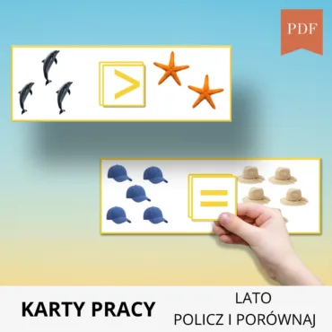 porównywanie liczb do 10 lato