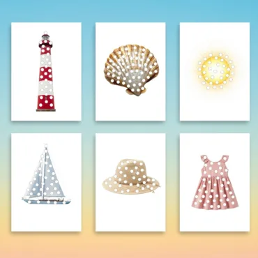 wyklejanie plasteliną lato